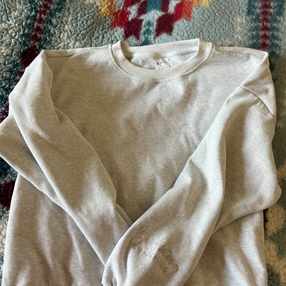 Heather Grey Cloud Crew Pullover - image 7